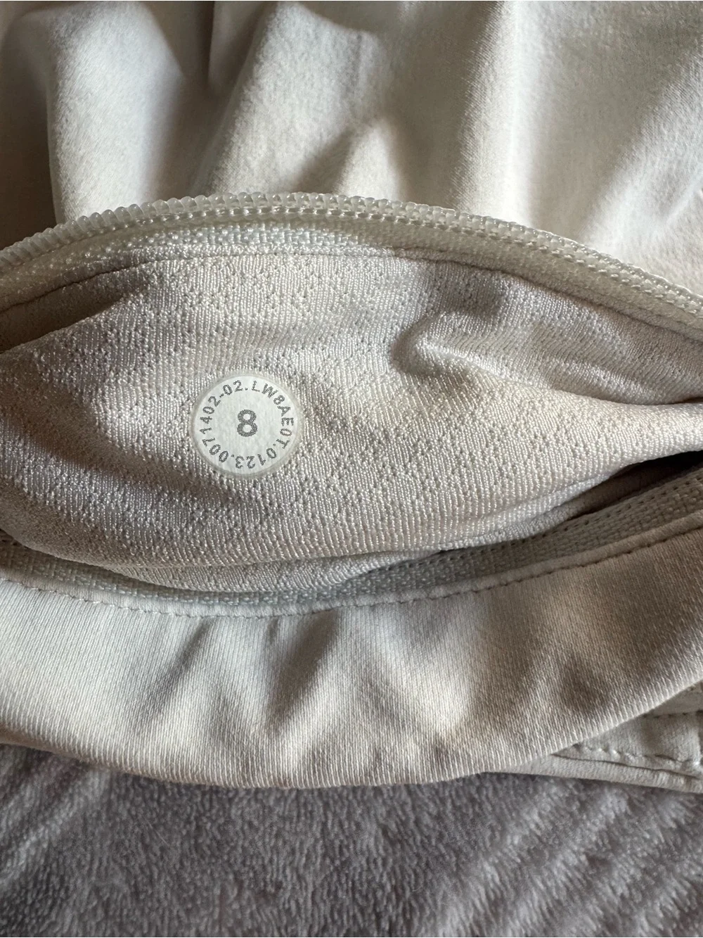 Lululemon Pace Rival Bone Athletic Skirt